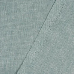 Rasch Textil Dekostoff Baumwolle Leinen Leinenoptik Grace uni meliert hellblau 1,37m Breite
