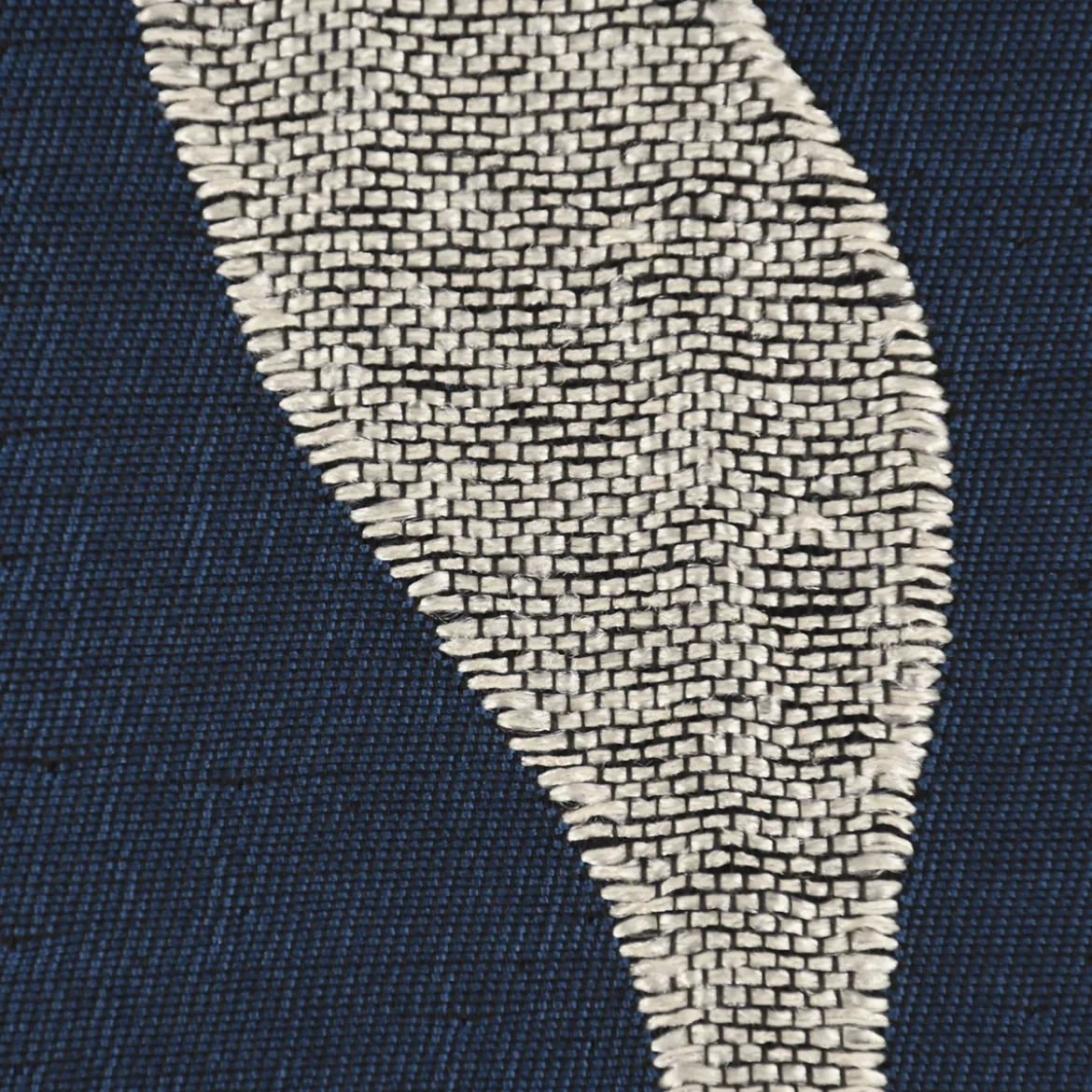 Rasch Textil Dekostoff Gardinenstoff raumhoch Atlantic Wellen blau beige 280cm