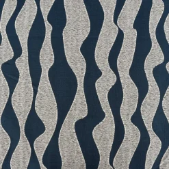 Rasch Textil Dekostoff Gardinenstoff raumhoch Atlantic Wellen blau beige 280cm