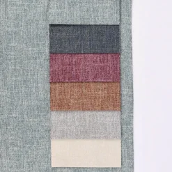 Rasch Textil Dekostoff Gardinenstoff Rio raumhoch meliert steingrau 280cm
