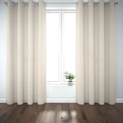 Rasch Textil Dekostoff Gardinenstoff Rio raumhoch meliert beige 280cm