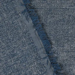 Rasch Textil Dekostoff Gardinenstoff Rio raumhoch meliert blau 280cm