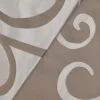 Rasch Textil Dekostoff Gardinenstoff raumhoch Curl Ranken Schnörkel grau 300cm