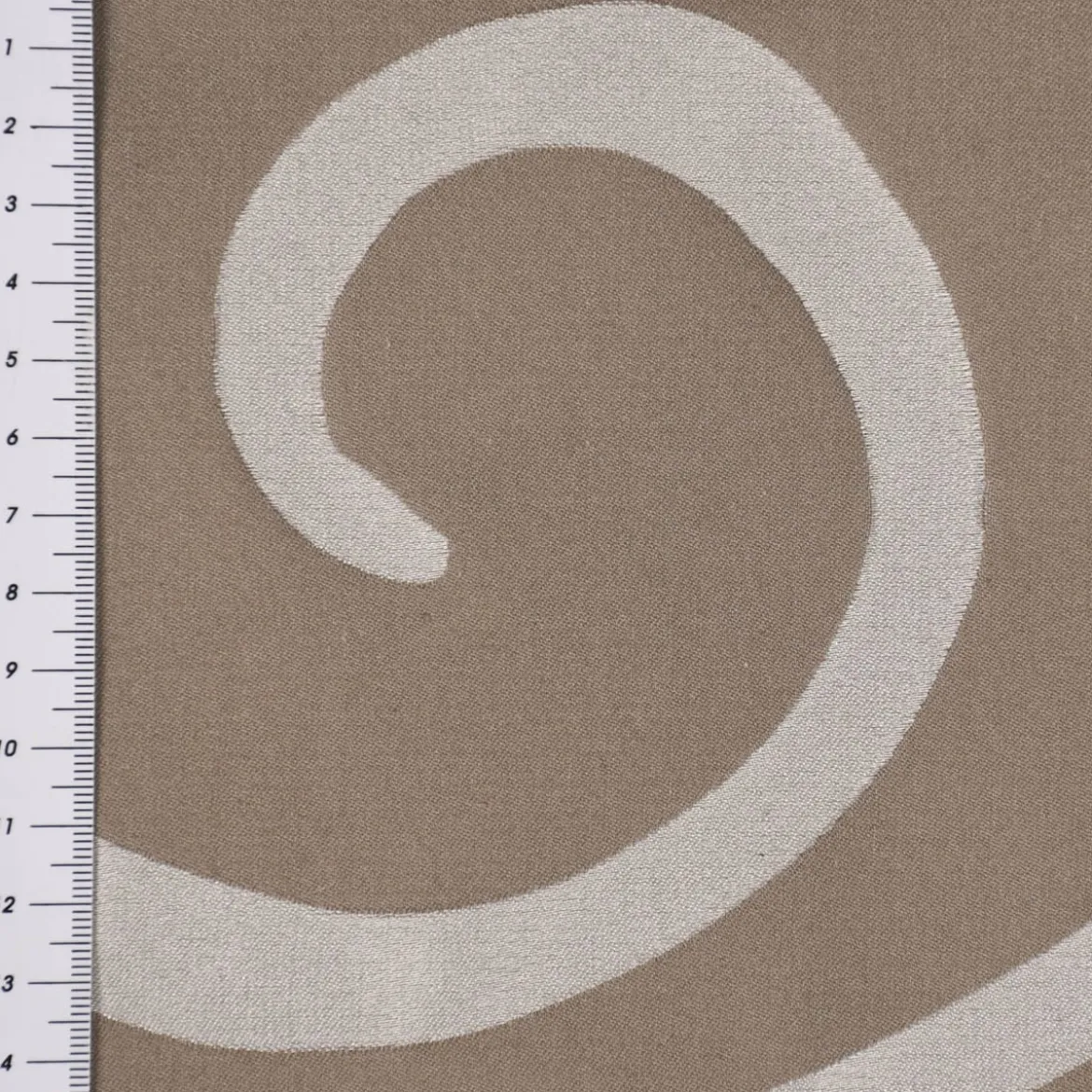 Rasch Textil Dekostoff Gardinenstoff raumhoch Curl Ranken Schnörkel grau 300cm