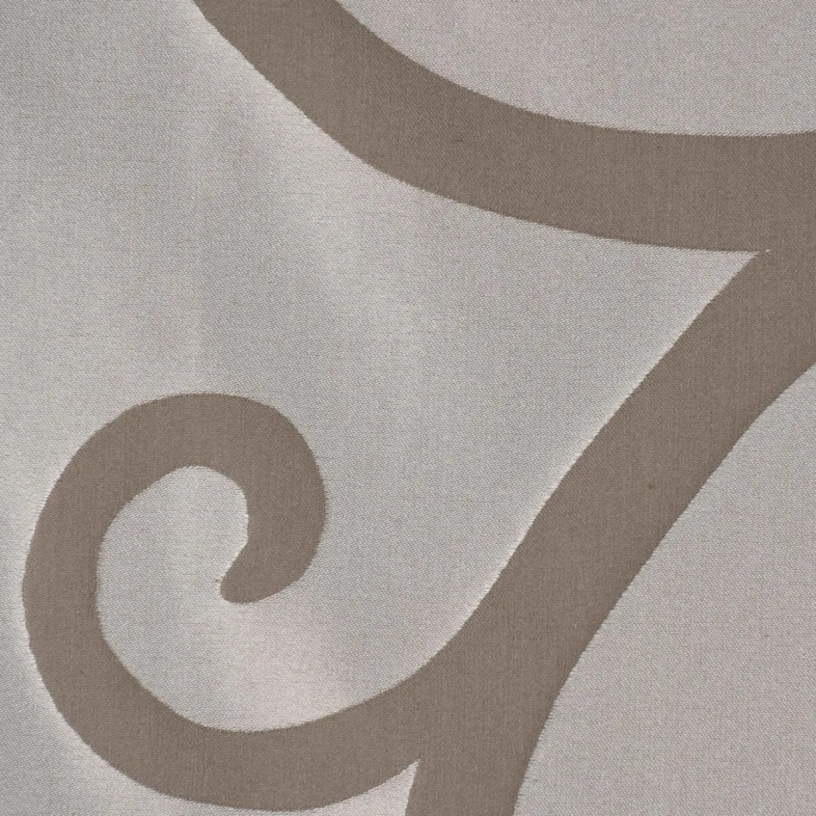 Rasch Textil Dekostoff Gardinenstoff raumhoch Curl Ranken Schnörkel grau 300cm