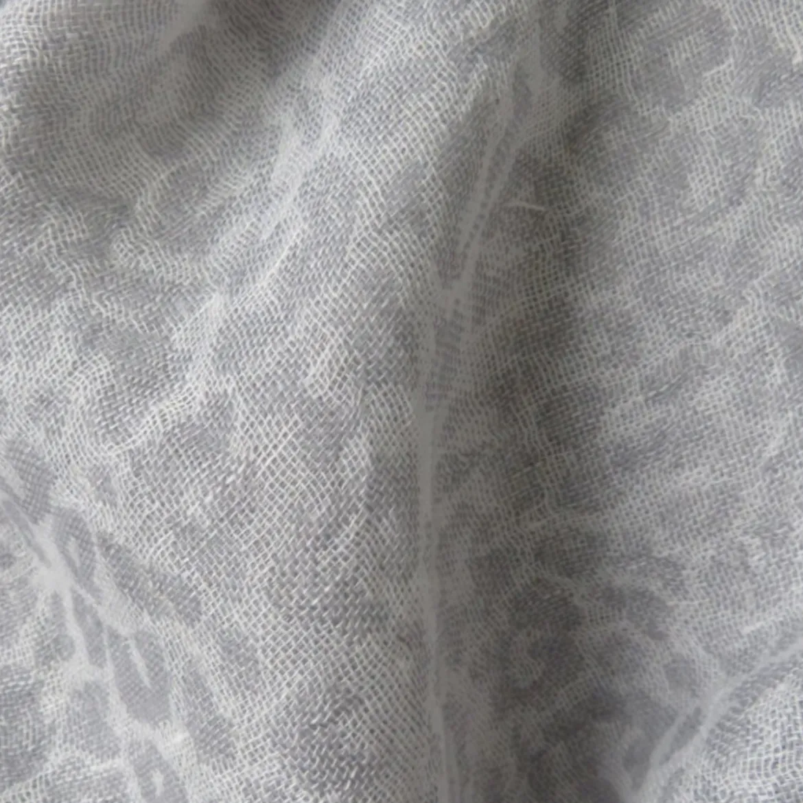 Rasch Textil Dekostoff Gardinenstoff Leinen Inbetween Safari Leomuster grau 300cm