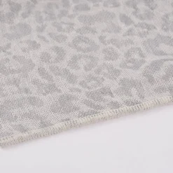 Rasch Textil Dekostoff Gardinenstoff Leinen Inbetween Safari Leomuster grau 300cm