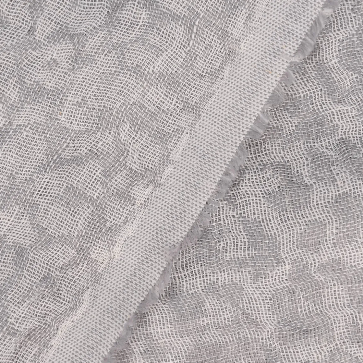 Rasch Textil Dekostoff Gardinenstoff Leinen Inbetween Safari Leomuster grau 300cm