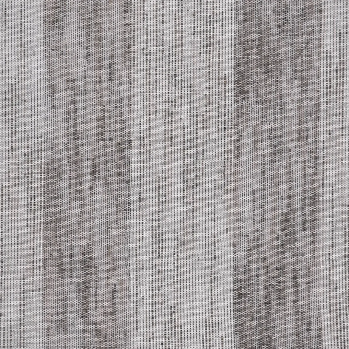 Rasch Textil Gardinenstoff Stores Shine Längsstreifen Leinenstruktur grau silber 300cm