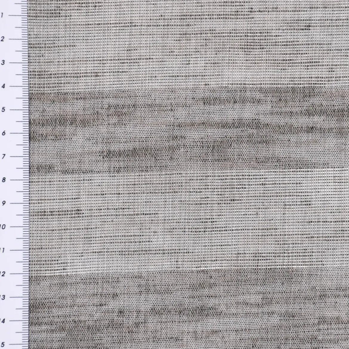 Rasch Textil Gardinenstoff Stores Shine Längsstreifen Leinenstruktur grau silber 300cm