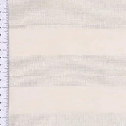 Rasch Textil Gardinenstoff Stores Shine Längsstreifen Leinenstruktur creme 300cm