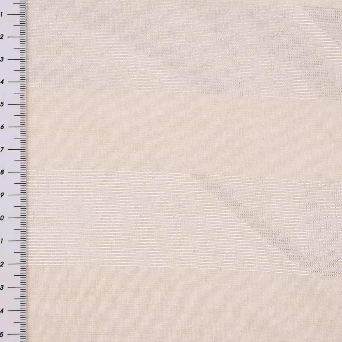 Rasch Textil Gardinenstoff Stores Shine Längsstreifen Leinenstruktur linen natur 300cm