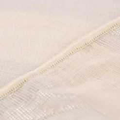 Rasch Textil Gardinenstoff Stores Shine Längsstreifen Leinenstruktur linen natur 300cm