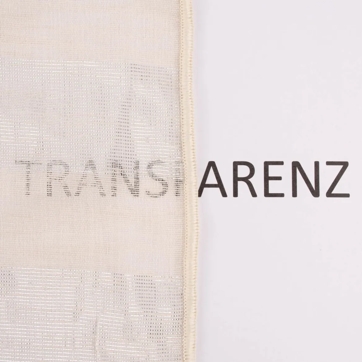 Rasch Textil Gardinenstoff Stores Shine Längsstreifen Leinenstruktur linen natur 300cm
