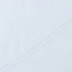 Rasch Textil Gardinenstoff Stickerei Leinenoptik Karma Rauten weiß 300cm