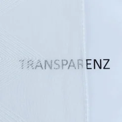Rasch Textil Gardinenstoff Stickerei Leinenoptik Karma Rauten weiß 300cm