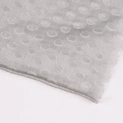 Rasch Textil Gardinenstoff Stores Punti Scherli Punkte halbtransparent hellgrau 300cm