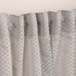 Rasch Textil Gardinenstoff Stores Punti Scherli Punkte halbtransparent hellgrau 300cm