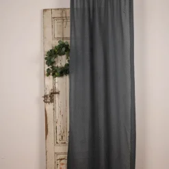 Rasch Textil Gardinenstoff Stores Punti Scherli Punkte halbtransparent anthrazit 300cm