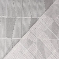 Rasch Textil Gardinenstoff Stores Scherli Rechtecke abstrakt weiß 300cm
