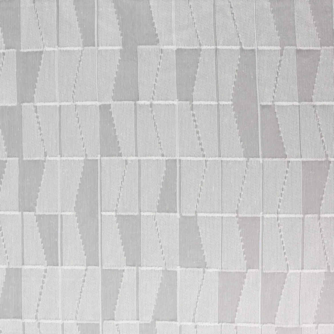 Rasch Textil Gardinenstoff Stores Scherli Rechtecke abstrakt weiß 300cm