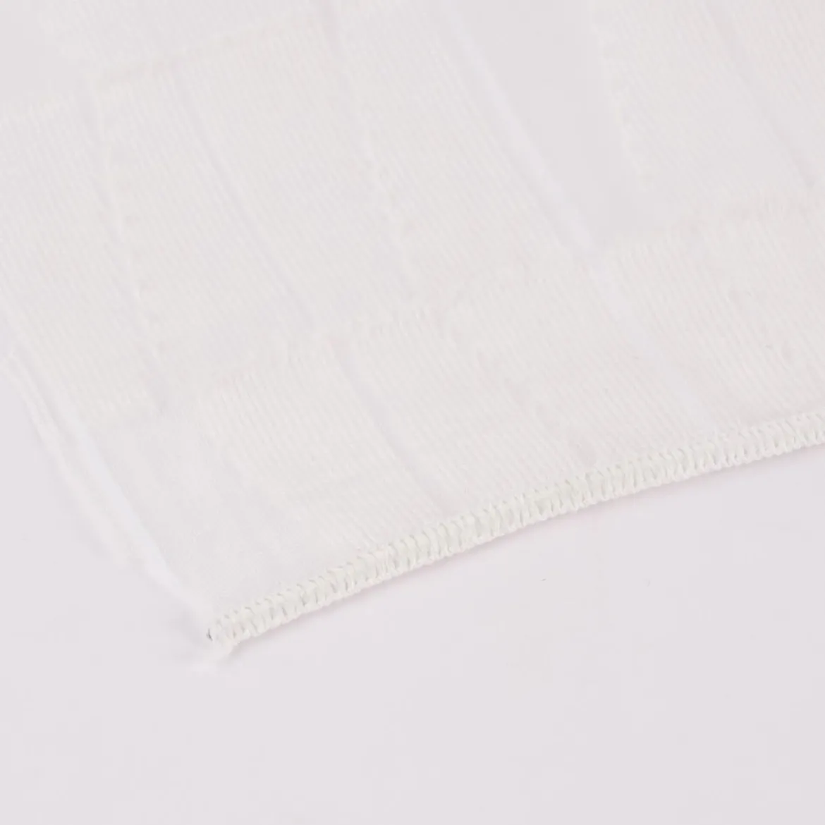 Rasch Textil Gardinenstoff Stores Scherli Rechtecke abstrakt weiß 300cm