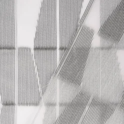Rasch Textil Gardinenstoff Stores Scherli Rechtecke abstrakt grau 300cm