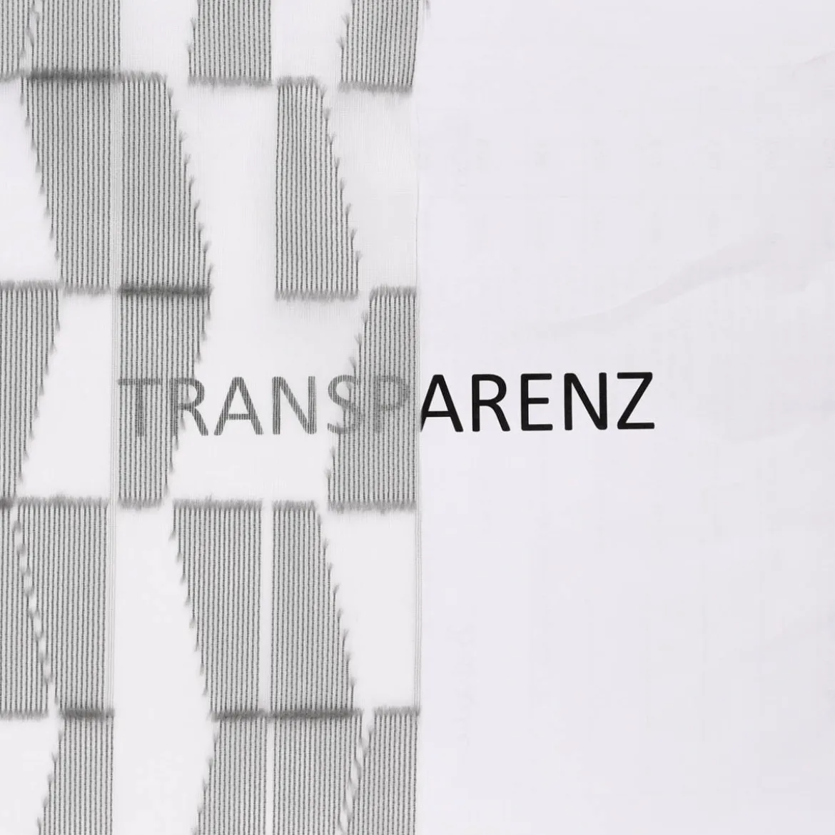 Rasch Textil Gardinenstoff Stores Scherli Rechtecke abstrakt grau 300cm