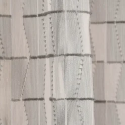 Rasch Textil Gardinenstoff Stores Scherli Rechtecke abstrakt grau 300cm