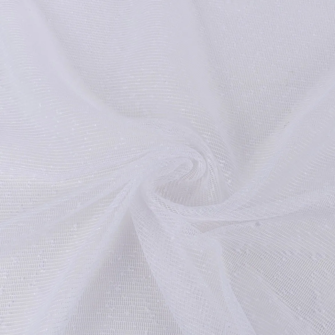 Rasch Textil Gardinenstoff Stores May Gitterstruktur weiß 280cm