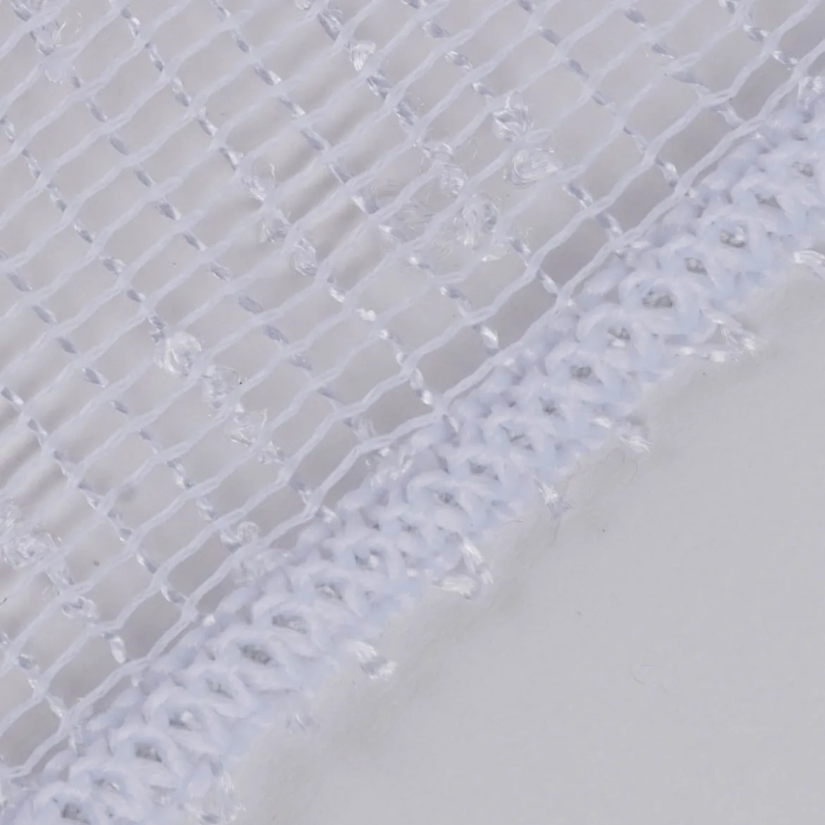 Rasch Textil Gardinenstoff Stores May Gitterstruktur weiß 280cm