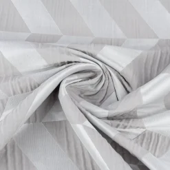 Rasch Textil Vorhangstoff Doubleface Doppelgewebe Willow Chevron Streifen beige 295cm breit