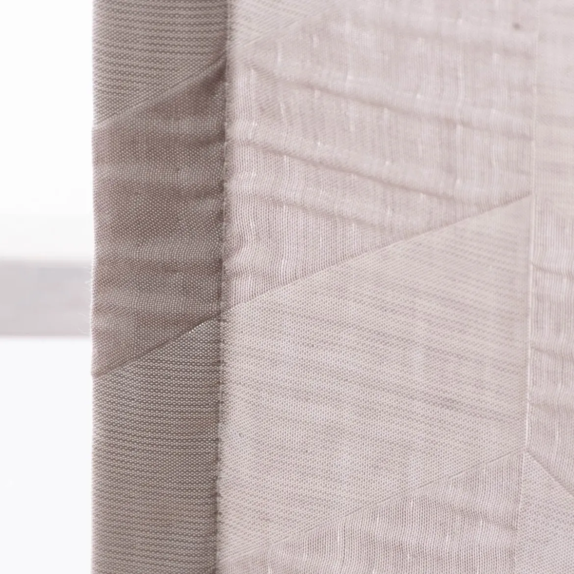 Rasch Textil Vorhangstoff Doubleface Doppelgewebe Willow Chevron Streifen beige 295cm breit