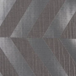 Rasch Textil Vorhangstoff Doubleface Doppelgewebe Willow Chevron Streifen anthrazit 295cm breit