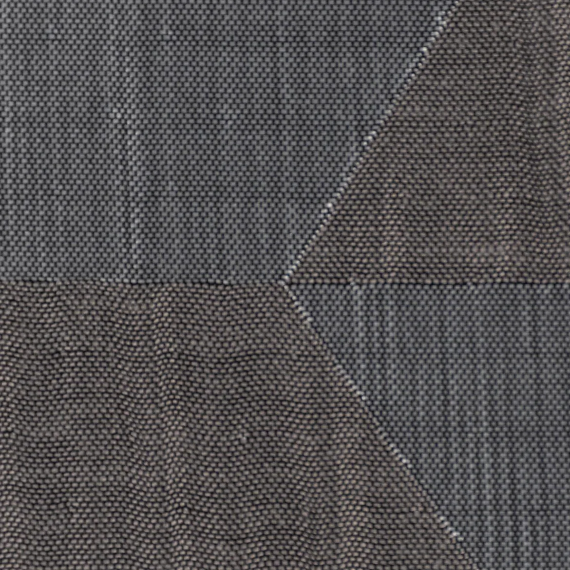 Rasch Textil Vorhangstoff Doubleface Doppelgewebe Willow Chevron Streifen anthrazit 295cm breit