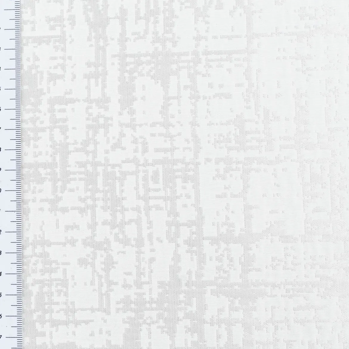Rasch Textil Vorhangstoff Doubleface Jacquard Air Strukturdessin weiß 285cm breit