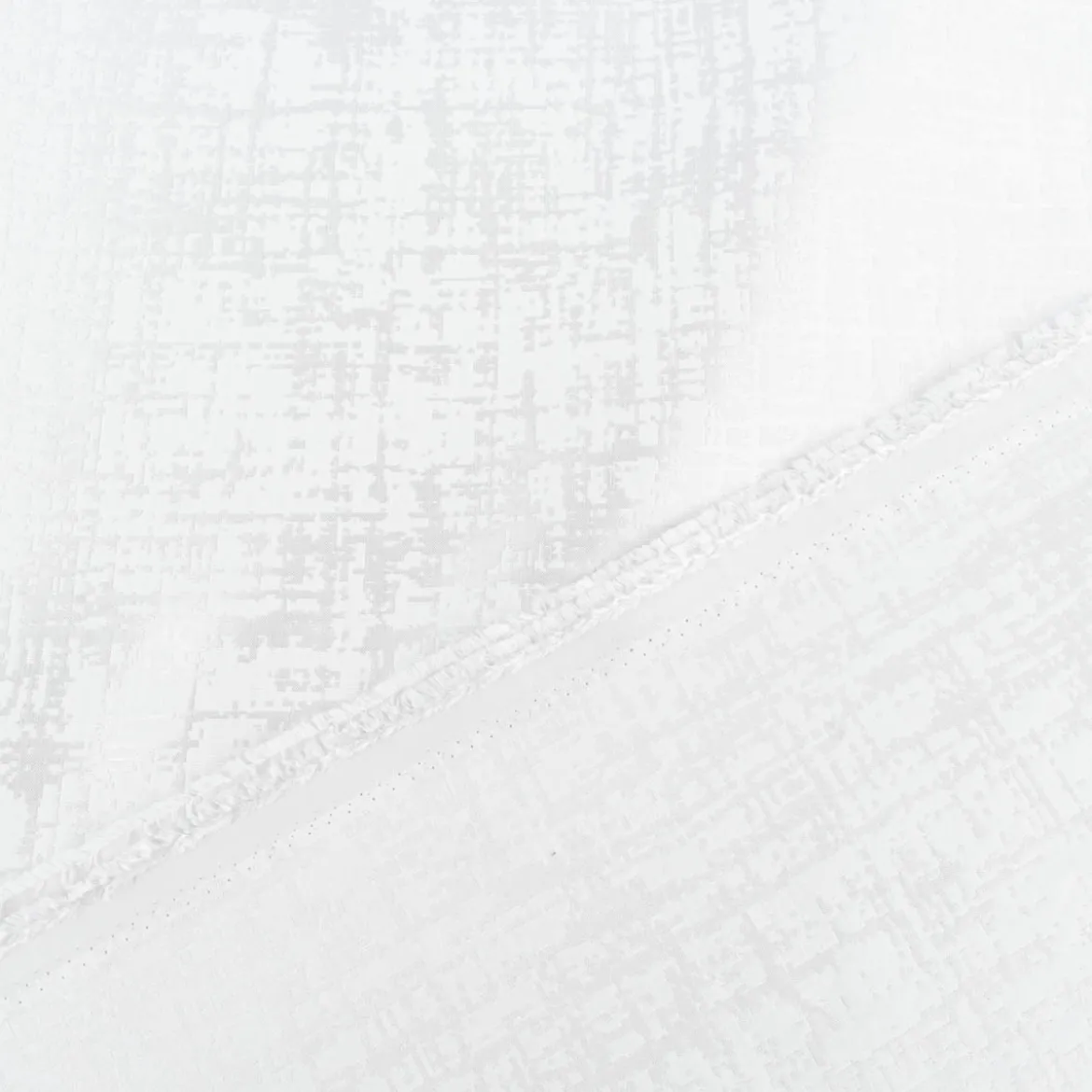Rasch Textil Vorhangstoff Doubleface Jacquard Air Strukturdessin weiß 285cm breit