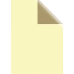 Rayher Geschenkpapier Rolle Kraftpapier einfarbig bananengelb 70x200cm
