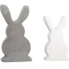 Rayher Gießform Kunststoff 2 Hasen Hasenfamilie 6x11,5x3cm und 14,5x8x3cm