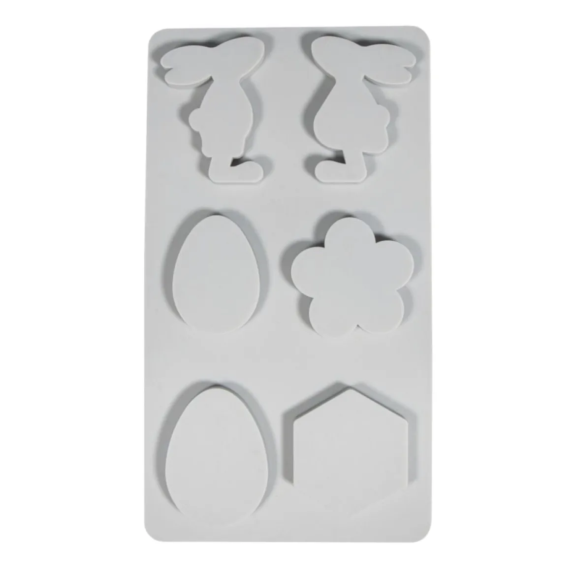 Rayher Gießform Oster Freunde Biene Blume Silikon verschiedene Motive 26x14,5x0,8cm
