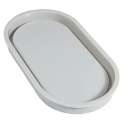 Rayher Gießform Untersetzer Silikon oval 17,8x9,5x1,6cm