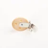 Rayher Holz Clip Schnullerkette speichel- und schweißfest FSC 100% 37mm natur