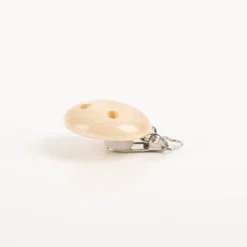 Rayher Holz Clip Schnullerkette speichel- und schweißfest FSC 100% 37mm natur