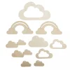 Rayher Holzhänger für Mobile kleine Wolke Set 10 tlg. versch. Größen