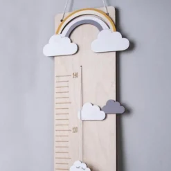 Rayher Holzmotiv kleine Wolke Set 6 tlg. 16,8x8,3cm