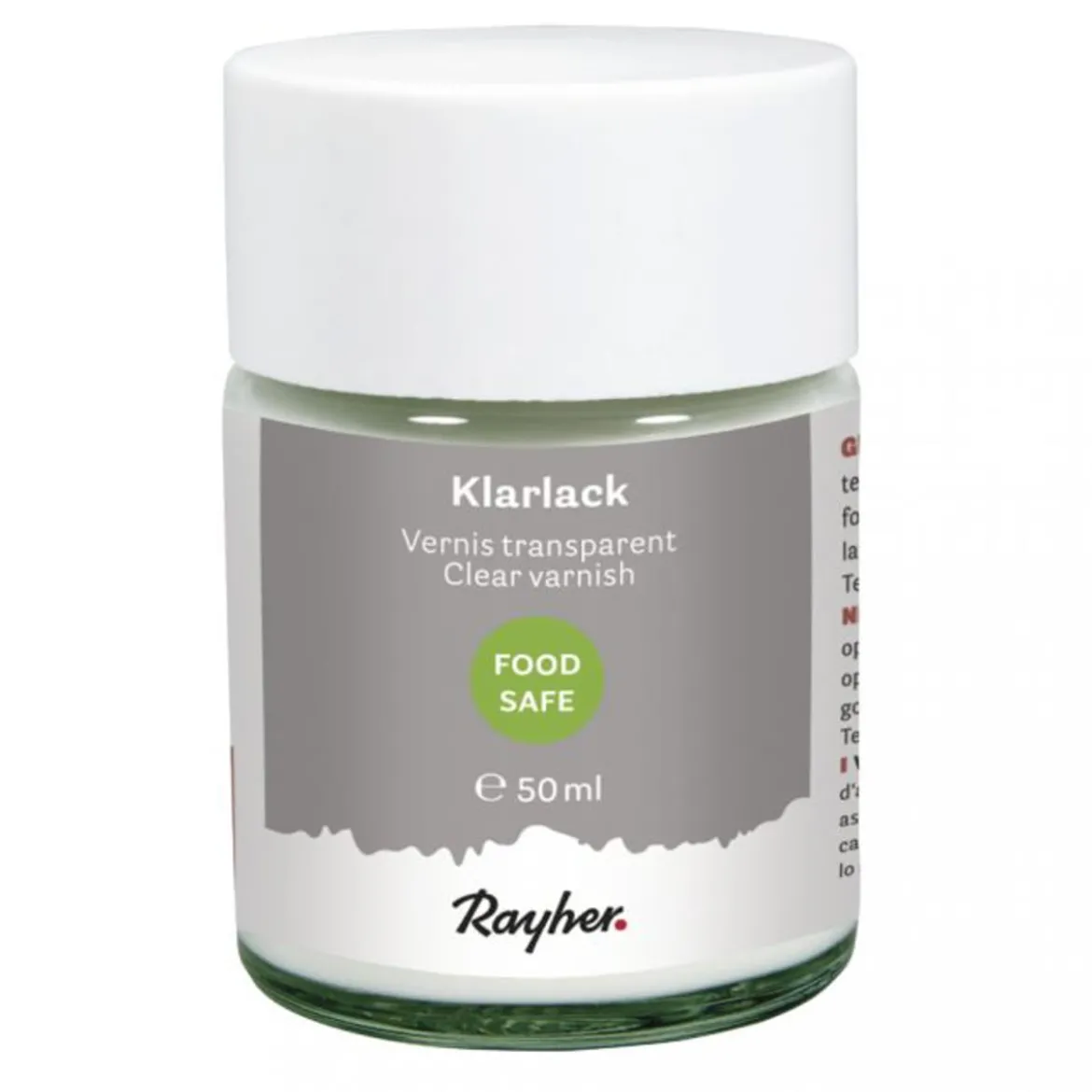 Rayher Klarlack food-safe 50ml
