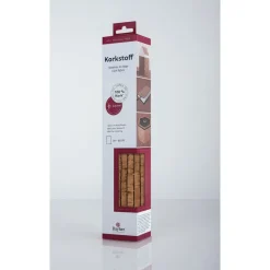 Rayher Korkstoff Streifen braun 0,5mm 45x30cm gerollt
