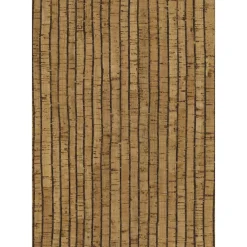 Rayher Korkstoff Streifen braun 0,5mm 45x30cm gerollt