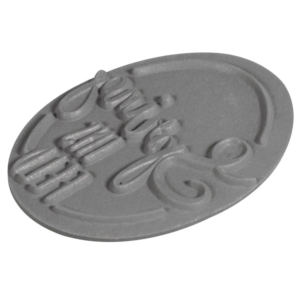 Rayher Label zum Eingießen Prägeform Spring ins Feld oval Seifenlabel 4,5x3,5cm