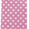 Rayher Papiertütchen Tüten Lebensmittelecht rosa weiß Punkte 25 Stück 12,9x16,8cm